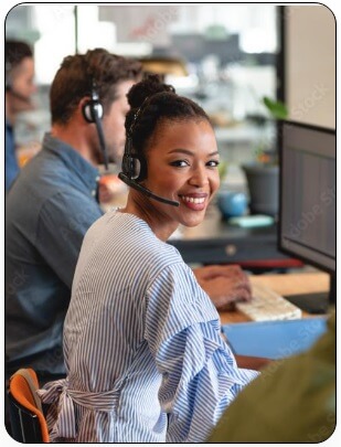 It Woman Support In A Call