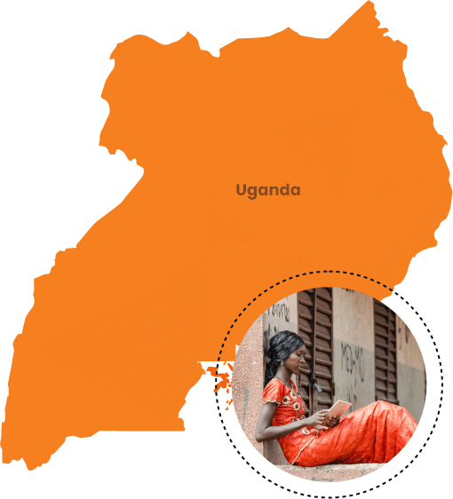 Wholesale Internet Co-op Uganda Country Map
