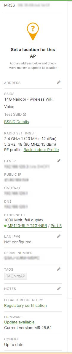 10 Meraki MX ConfigSet Location For Device Menu Access Points Switches