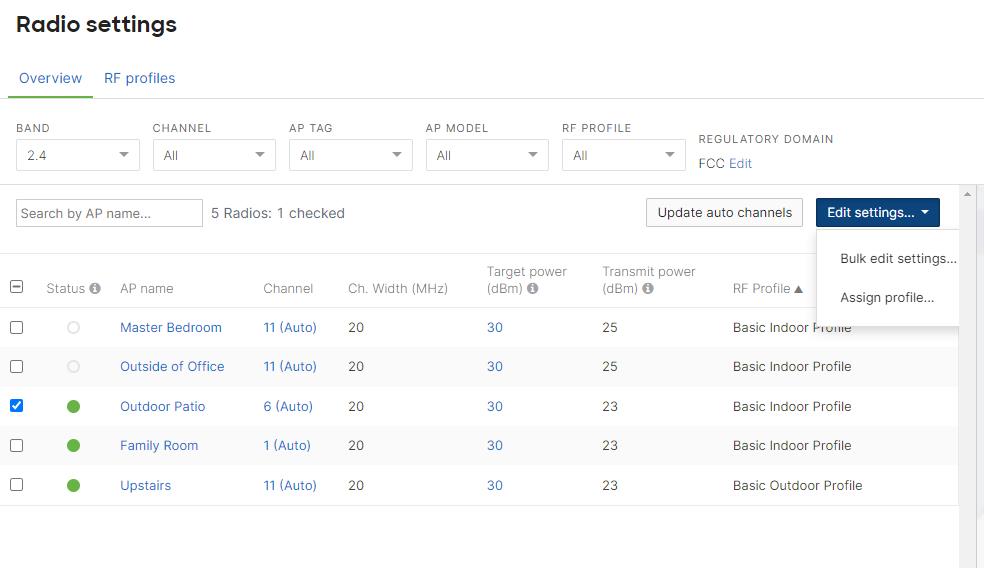 Meraki MR Access Point Interference from other Devices